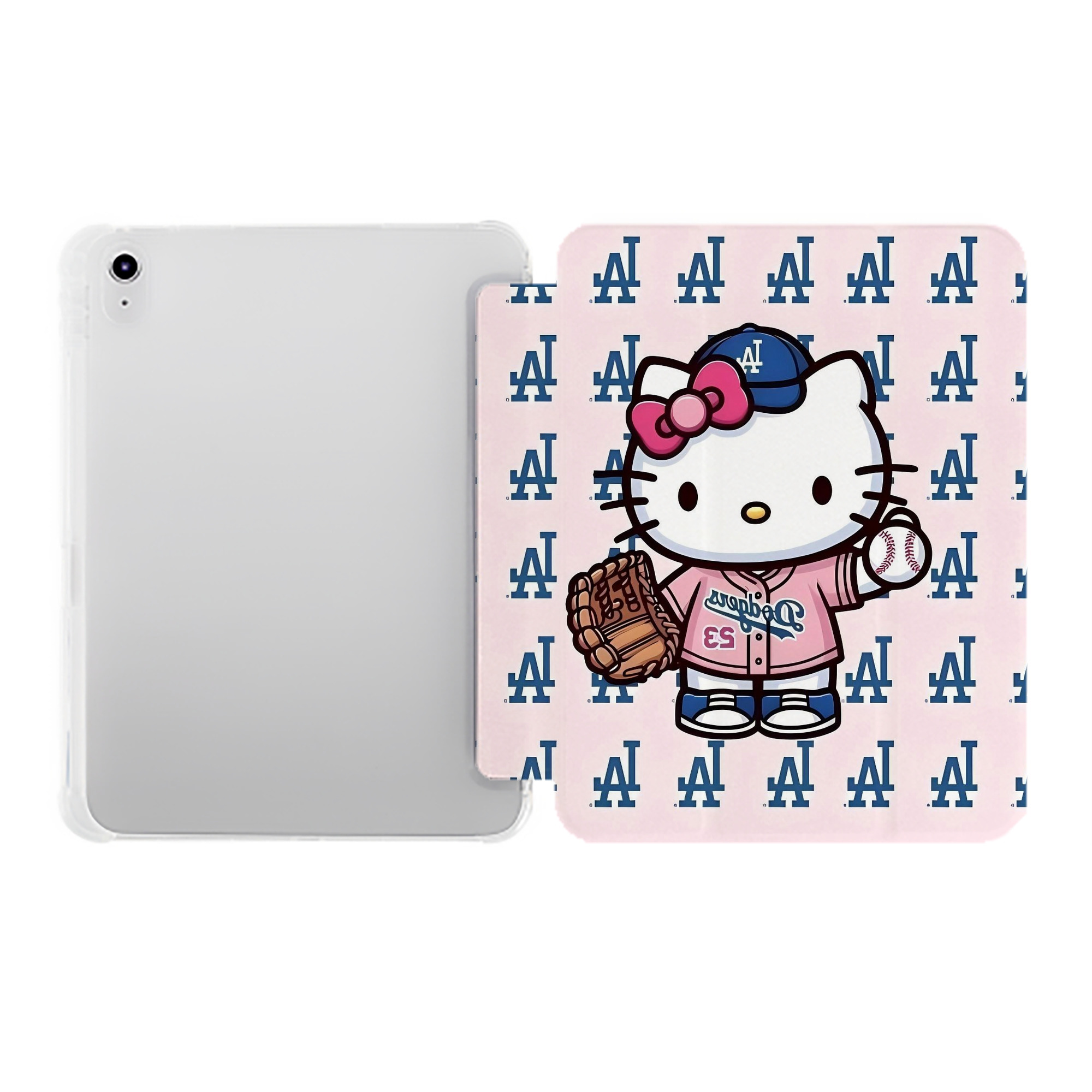  Premium Tri-Fold PU Leather & Silicone IPad Case With Pencil Slot – Fits 9.5,10.5,10.9 – Adjustable Stand, Slim, Protective